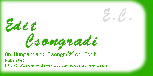 edit csongradi business card